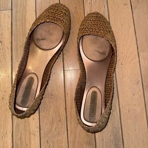 Melissa Jelly Shoes- Gold- Size 8